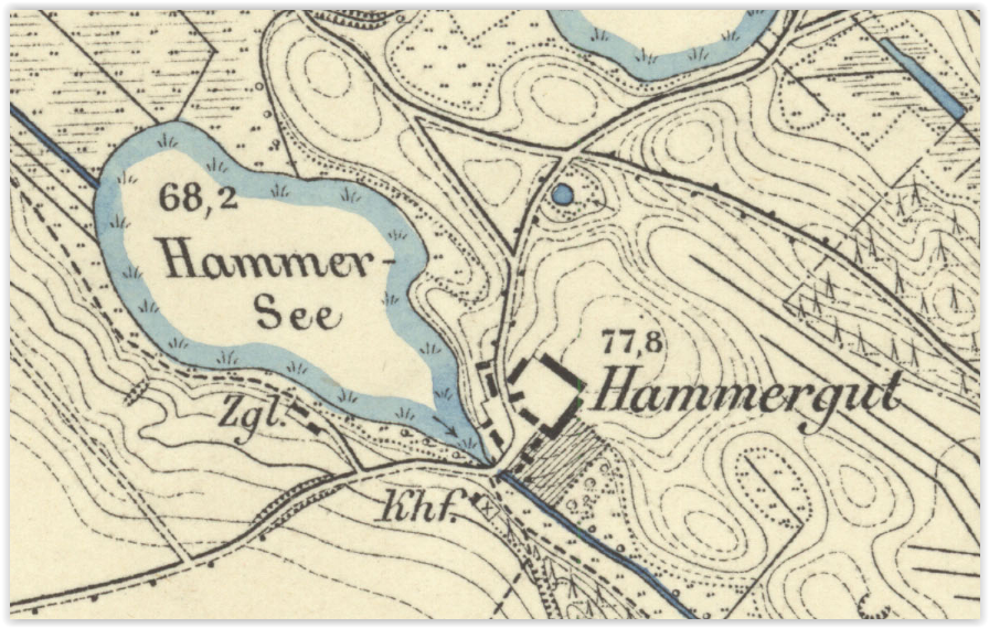 BOŻEJEWKO /Hammergut, Hammer/ | zamki, pałace, dworki